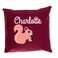 Personalised children's cushion - Bordeaux - 40 x 40 cm
