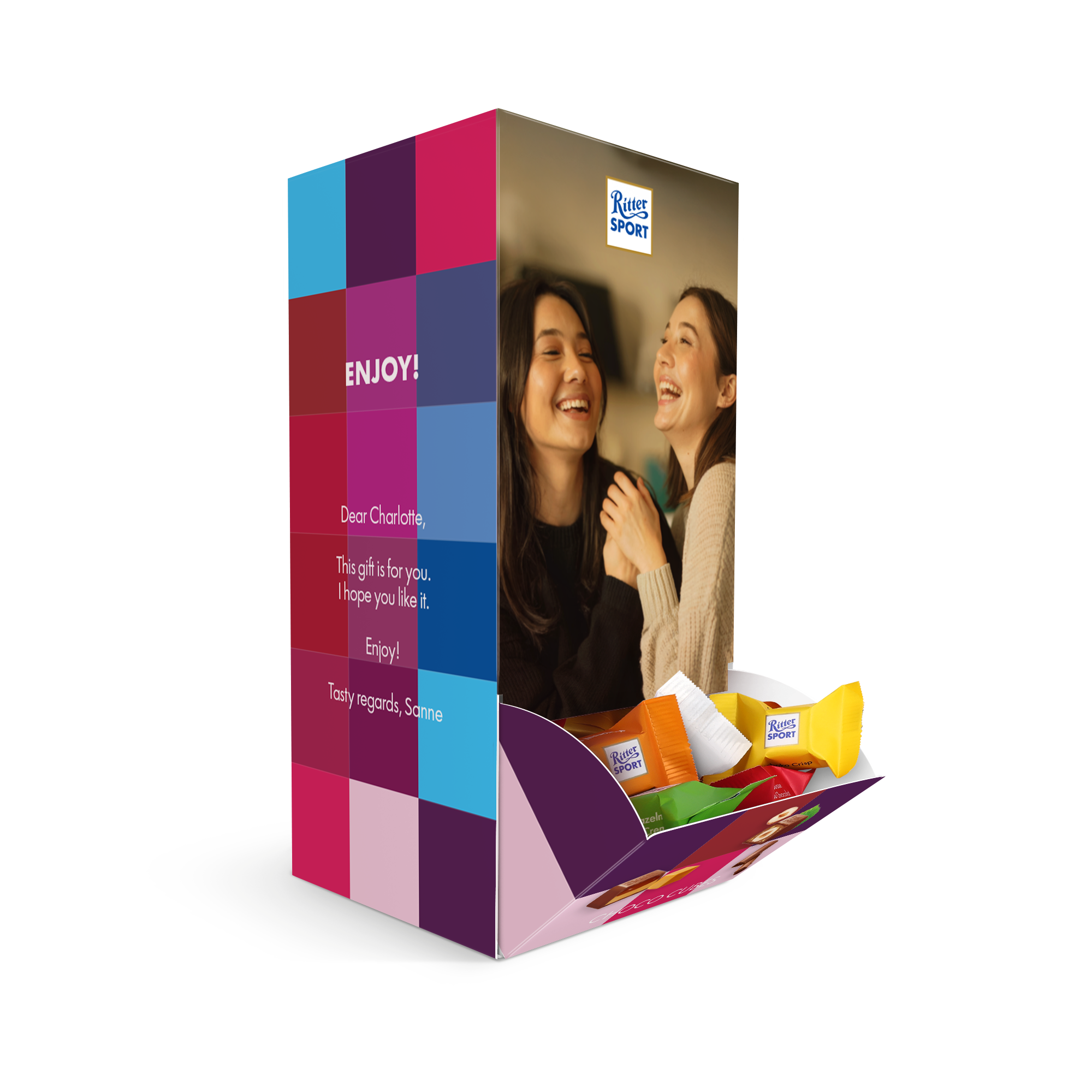 Dispenser Ritter Sport Mini Mix personalizat