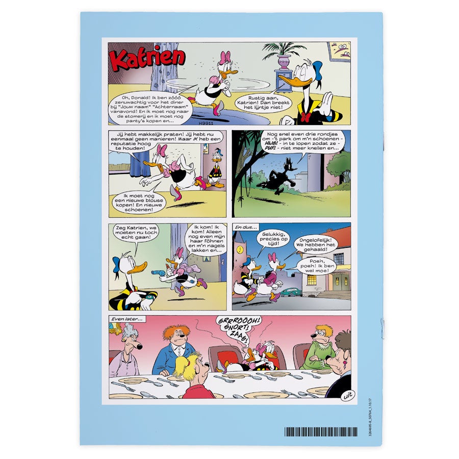 Stripboek Donald Duck met naam