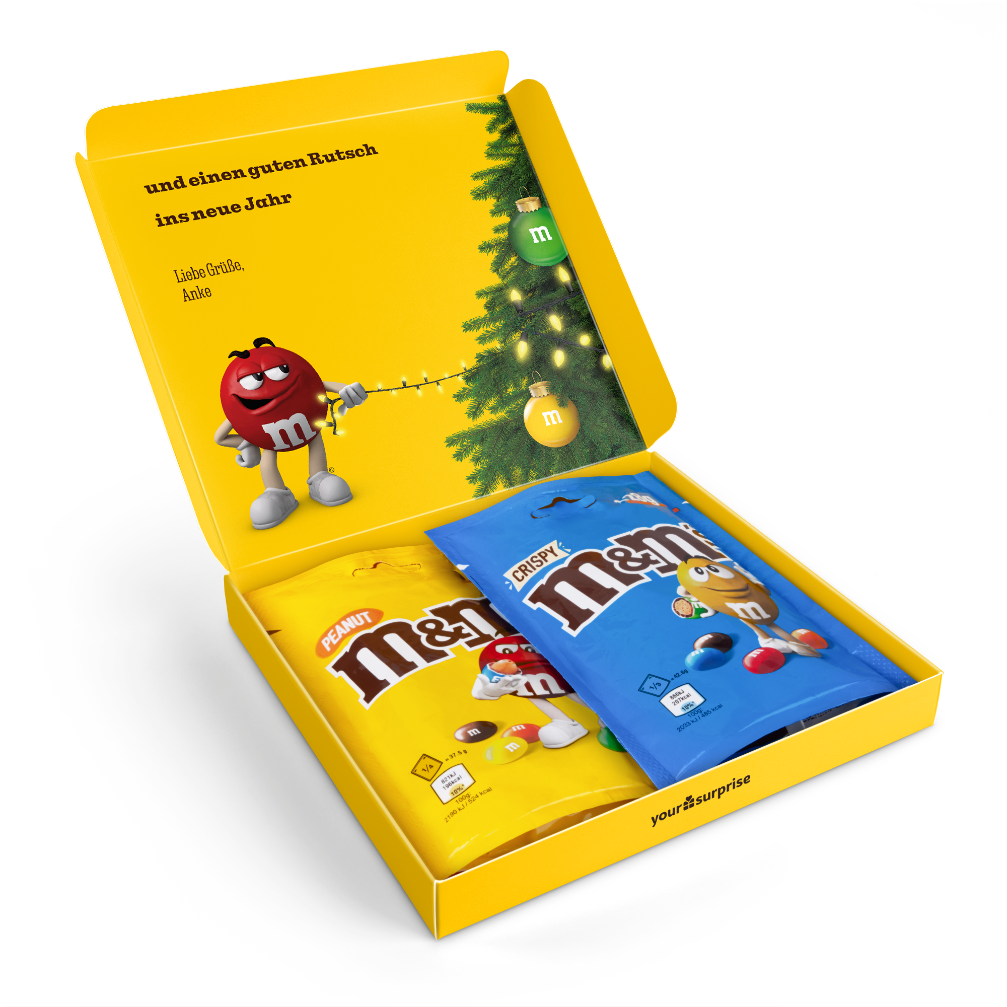 M&M's Geschenkbox personalisieren