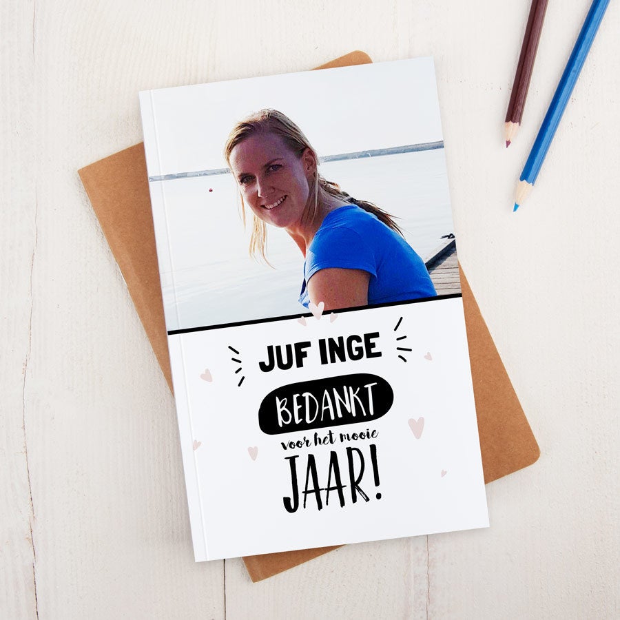 Juf / Meester notitieboekje - Hardcover