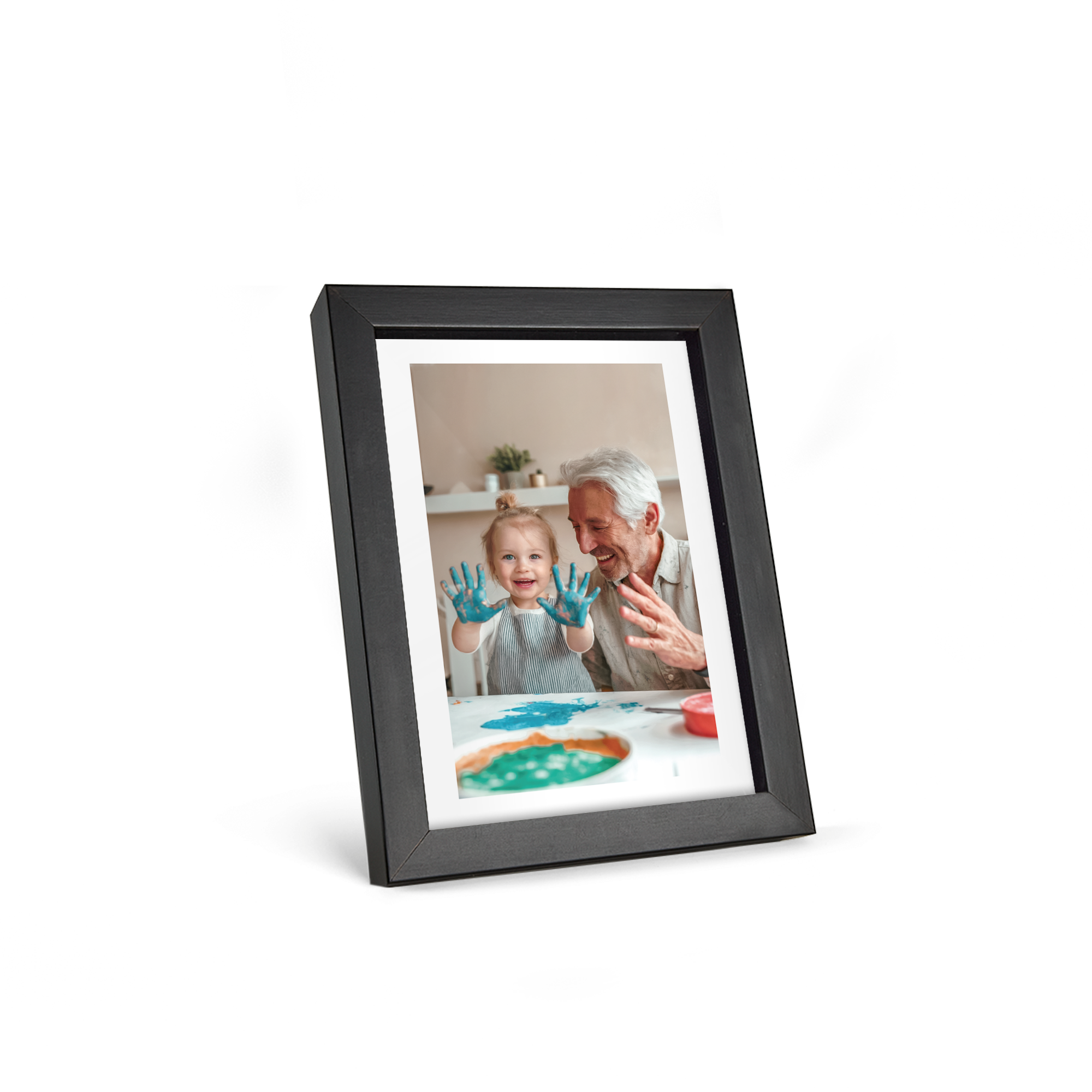 Personalised photo print with frame