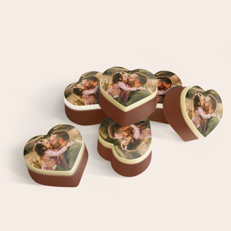 Chocolats Coeur personnalisés Chocolats Coeur personnalisés
