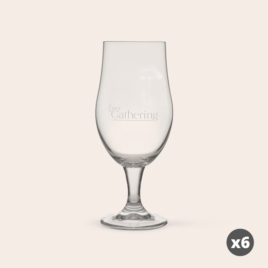 Spezial Bier Glas mit Gravur Spezial Bier Glas mit Gravur