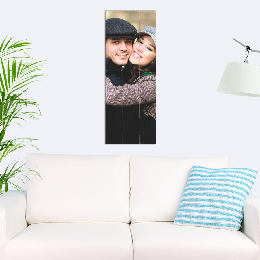 Photo print on wood - planks (30x80cm)
