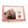 Personalised wooden Valentines card - landscape