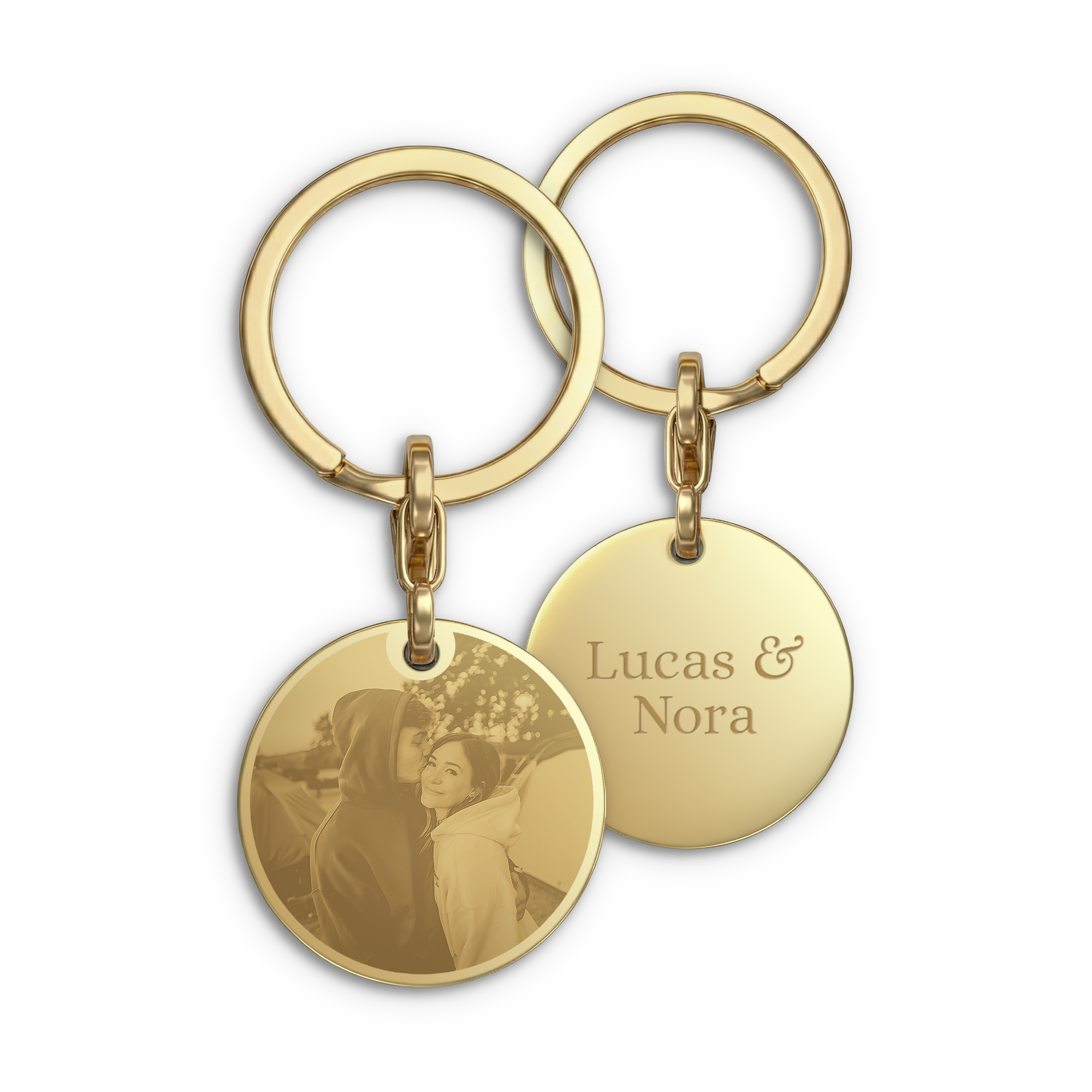 Engraved keyring