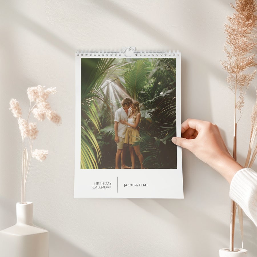 Personalised birthday calendar Personalised birthday calendar