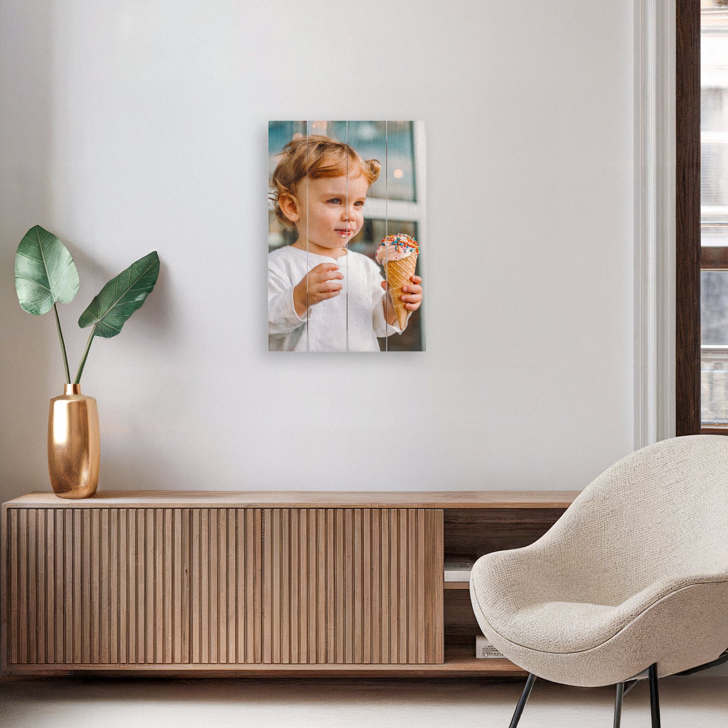 Foto op hout afdrukken - Planken - 40 x 60 cm