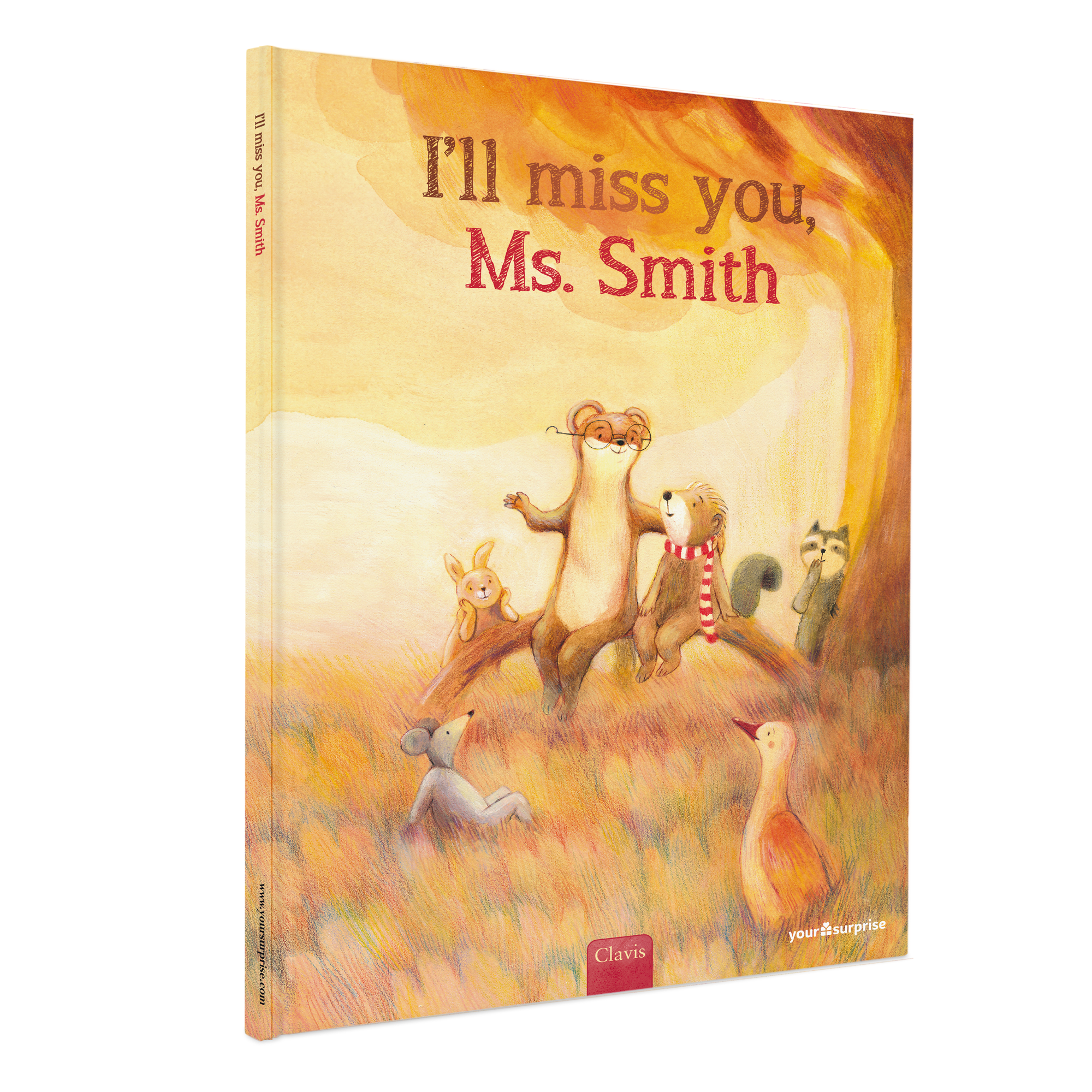 Personalised book - I'll miss you, teacher