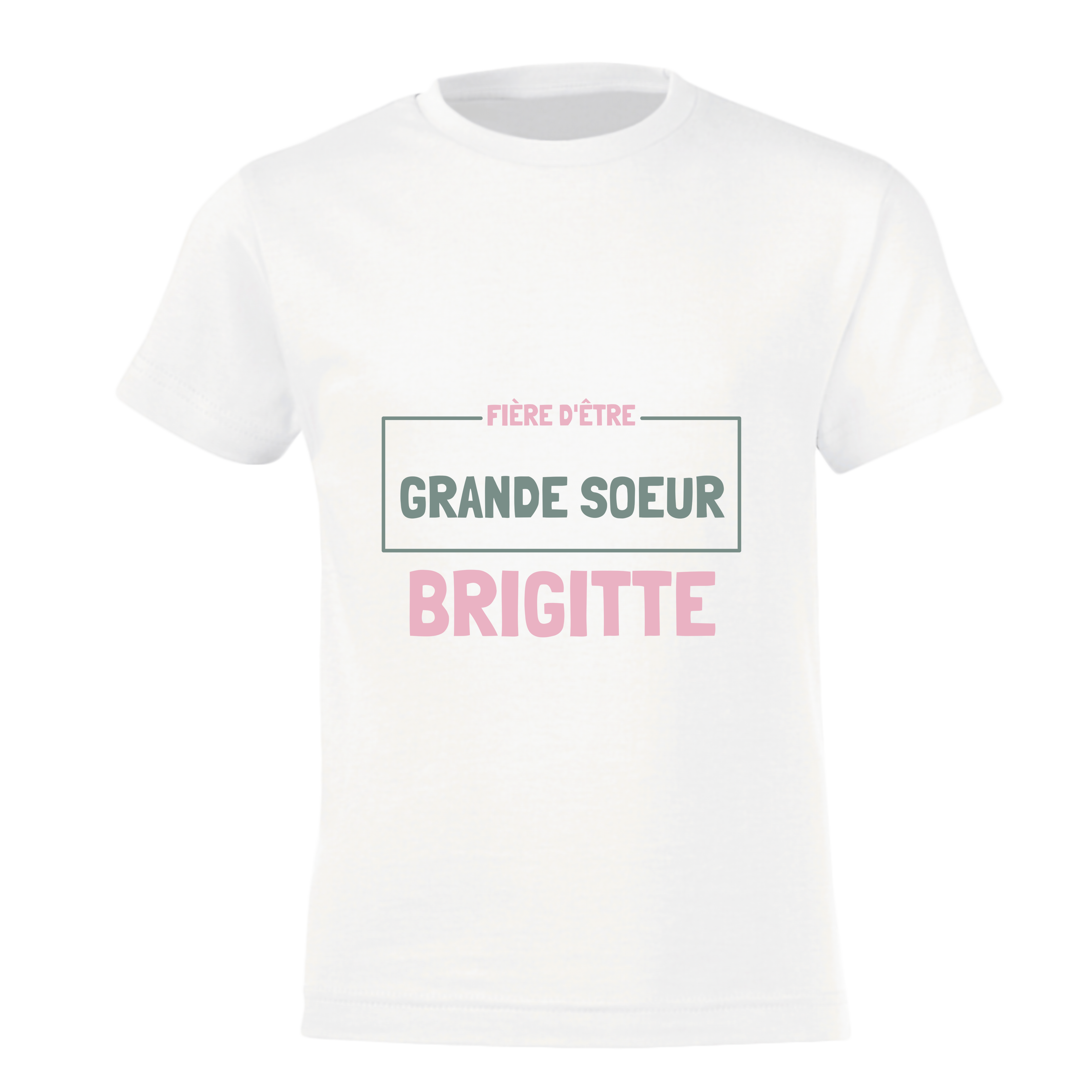 T - shirt annonce grossesse personnalisé - Grand frère / Grande soeur