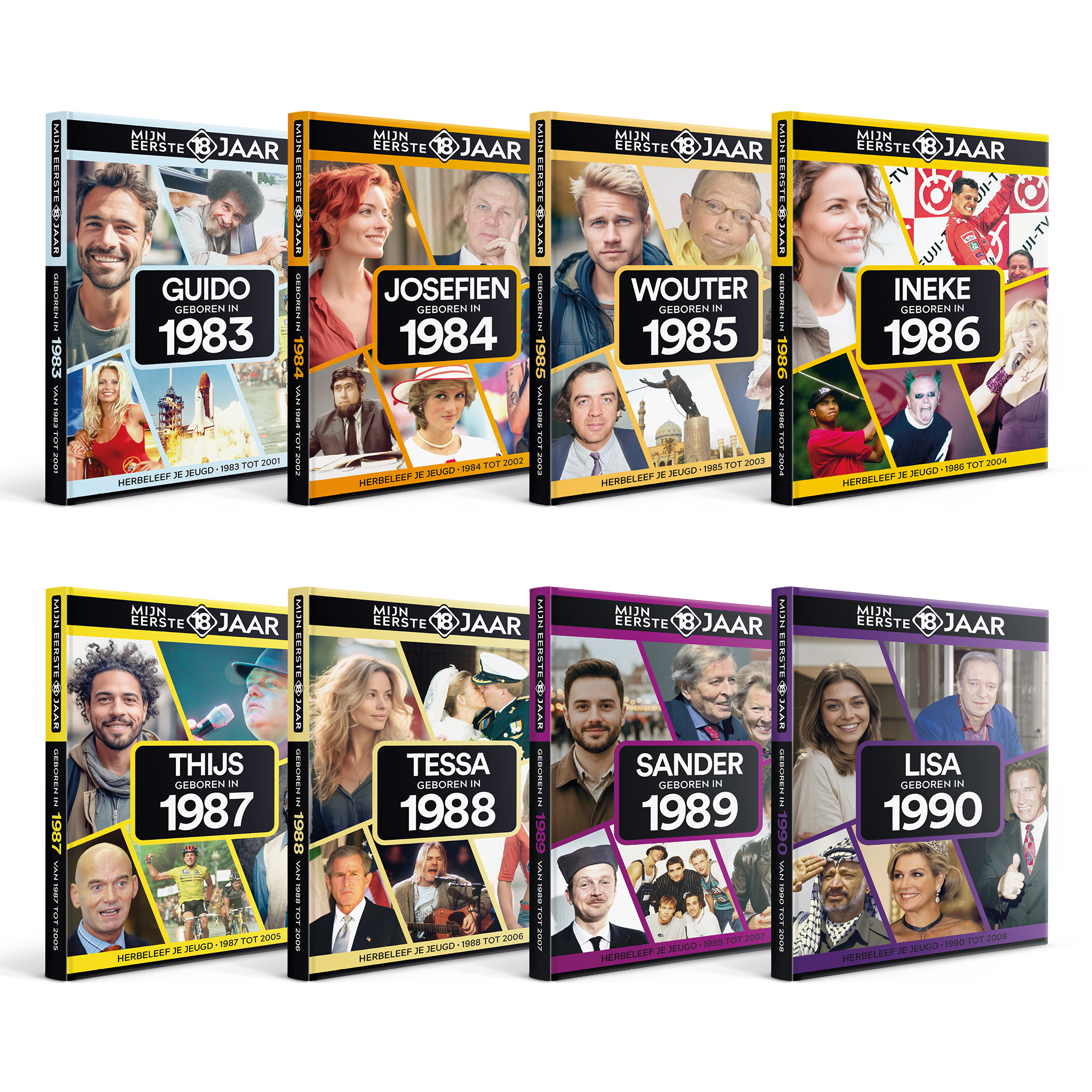 Geboortejaar boek - Mijn eerste 18 jaar