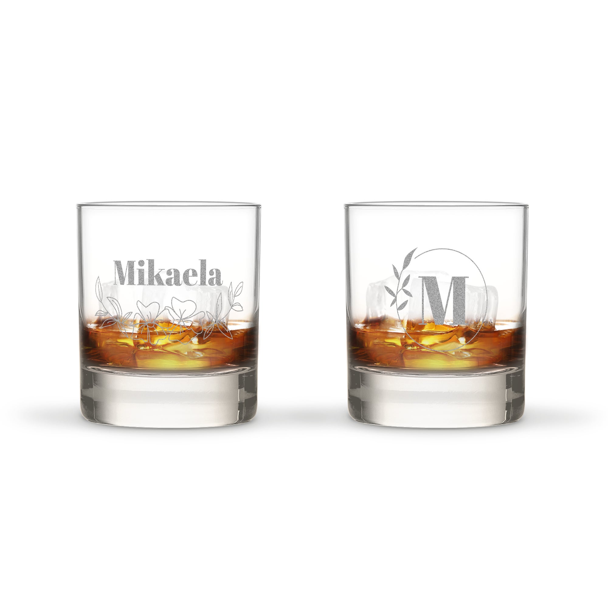 Graverat tumblerglas - 2