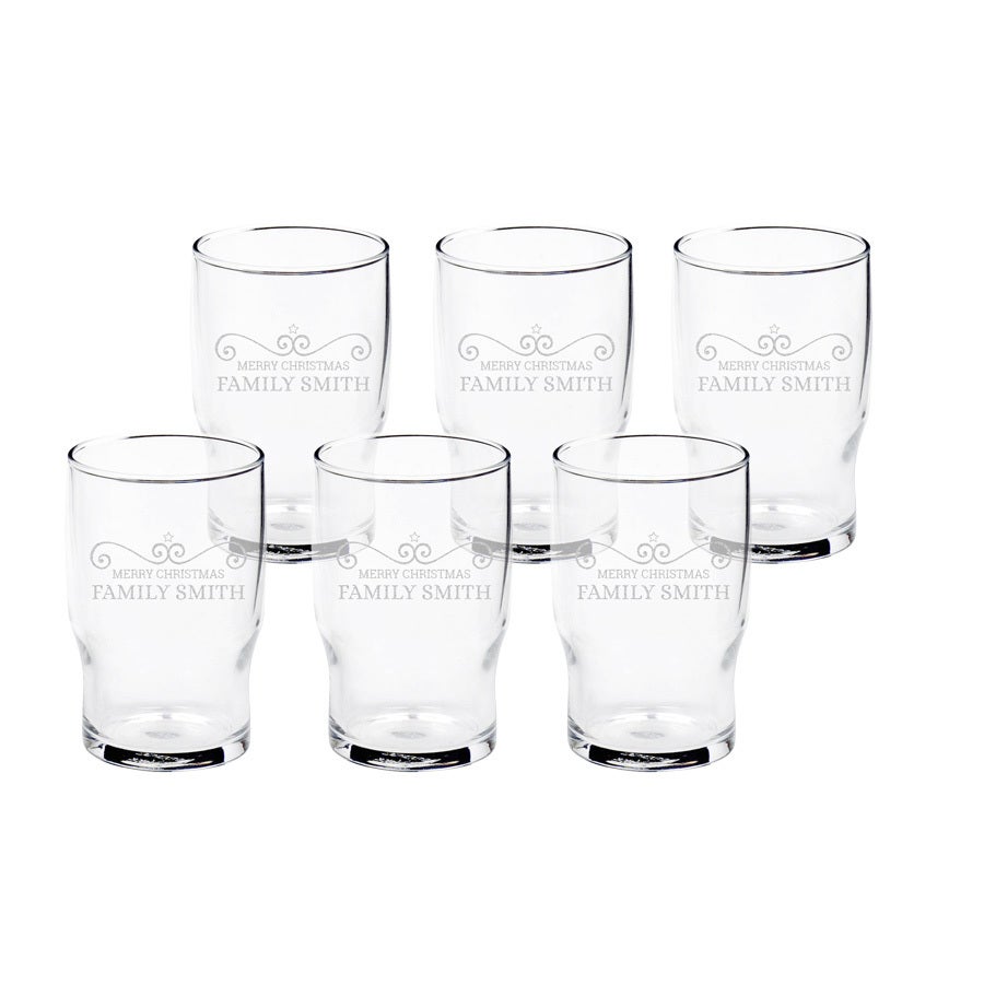 Vasos de agua personalizados