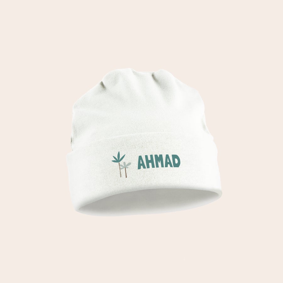 Personalised baby beanie Personalised baby beanie