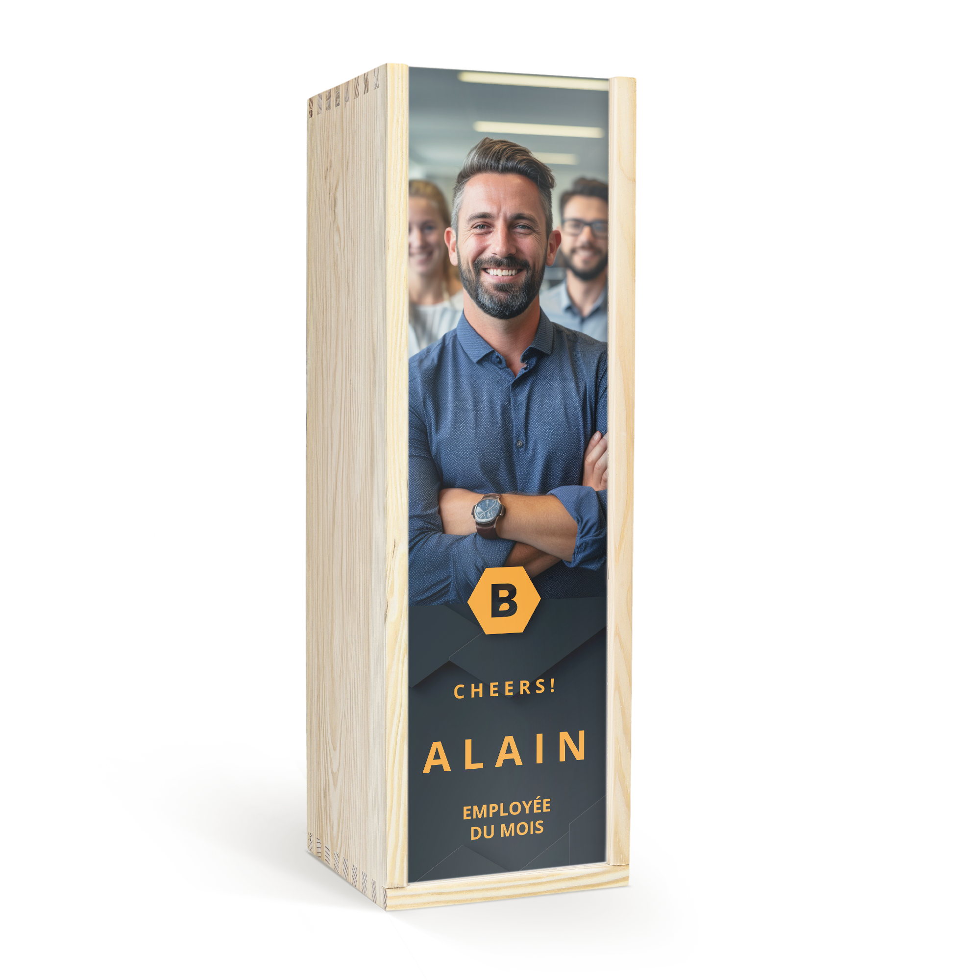Caisse de vin personnalisée