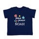 Baby T-Shirt - Kurzarm - Dunkelbau - 50/56