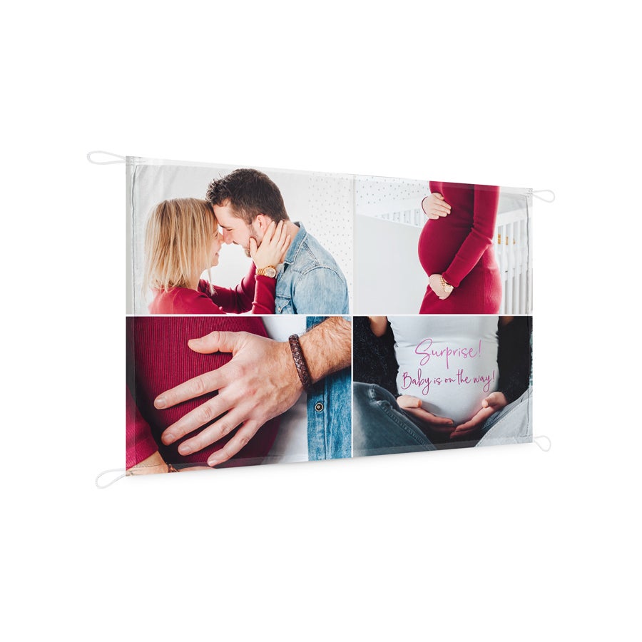 Personalizowany baner ze zdjęciem - 60 x 40 cm 