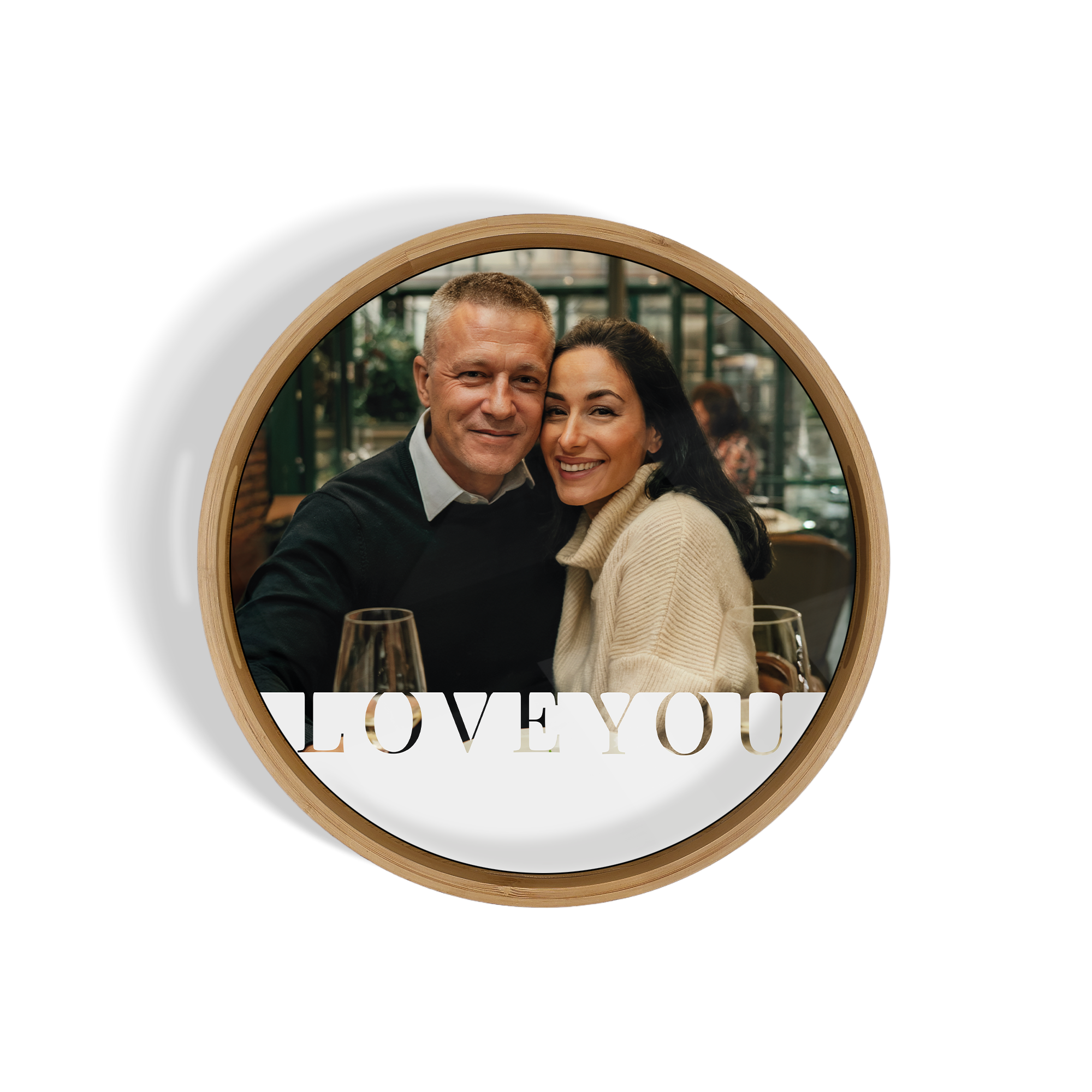 Personalised serving platter - Round