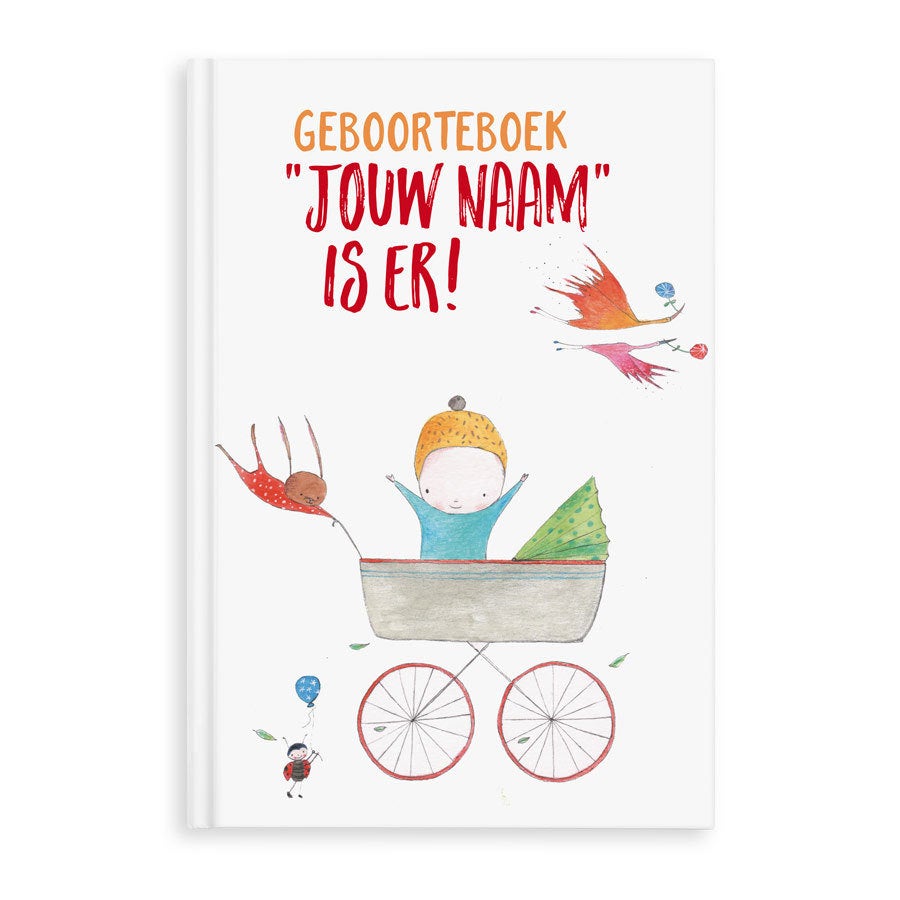 Geboorteboek met naam - Hardcover Geboorteboek met naam - Hardcover