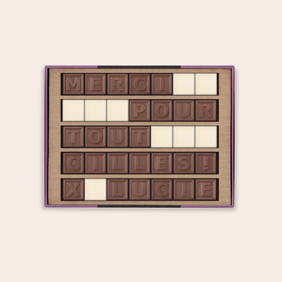 Messages en chocolat - Chocotelegram Messages en chocolat - Chocotelegram