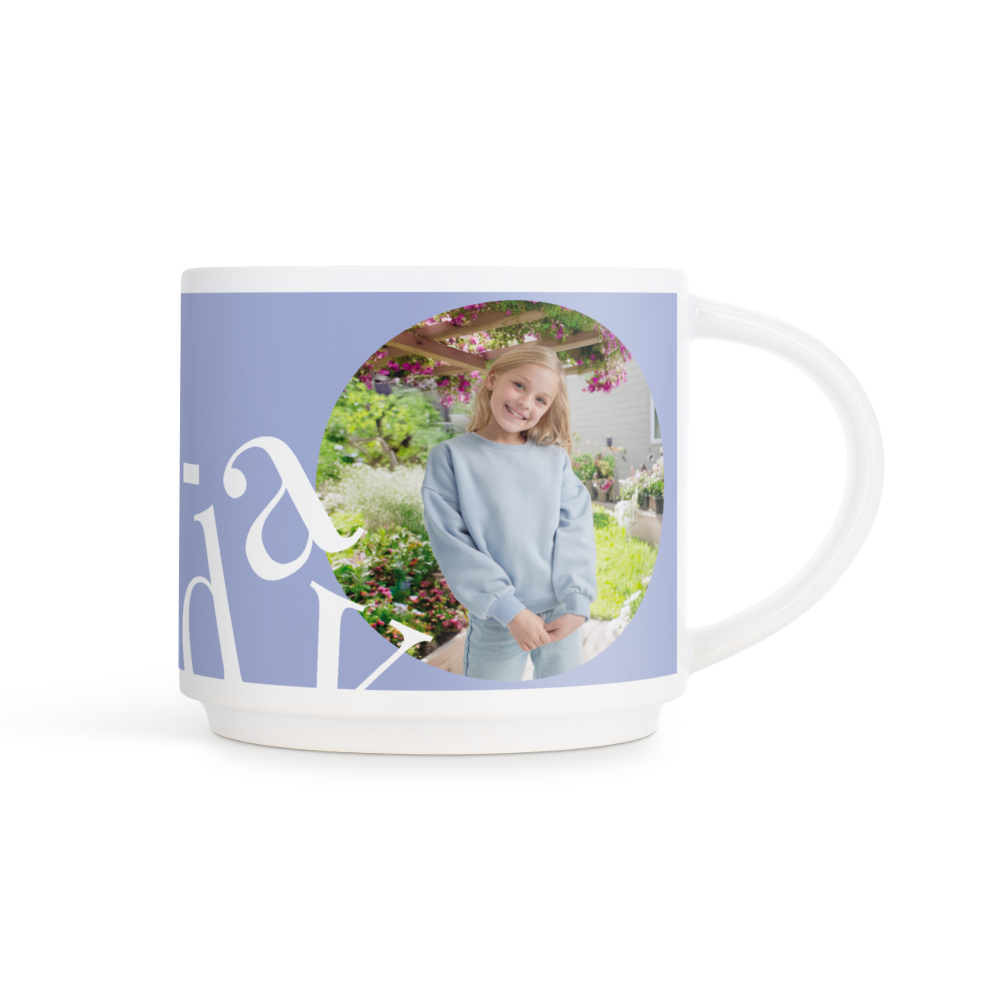 Tasses empilables avec photo