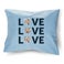 Personalised cushion - Light blue - 50 x 60 cm