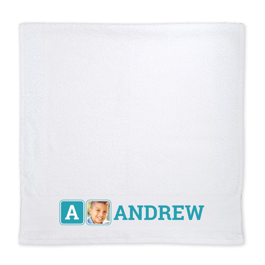 Towel with photo