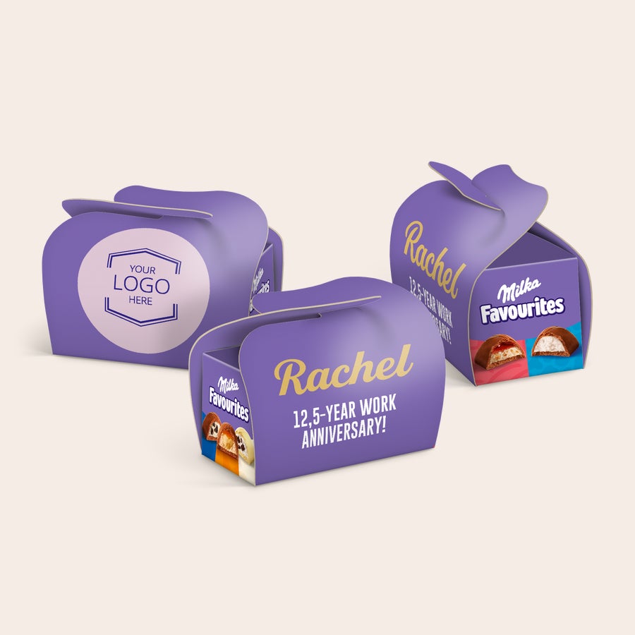 Upominki z multipaku Milka Favourites – spersonalizowane Upominki z multipaku Milka Favourites – spersonalizowane