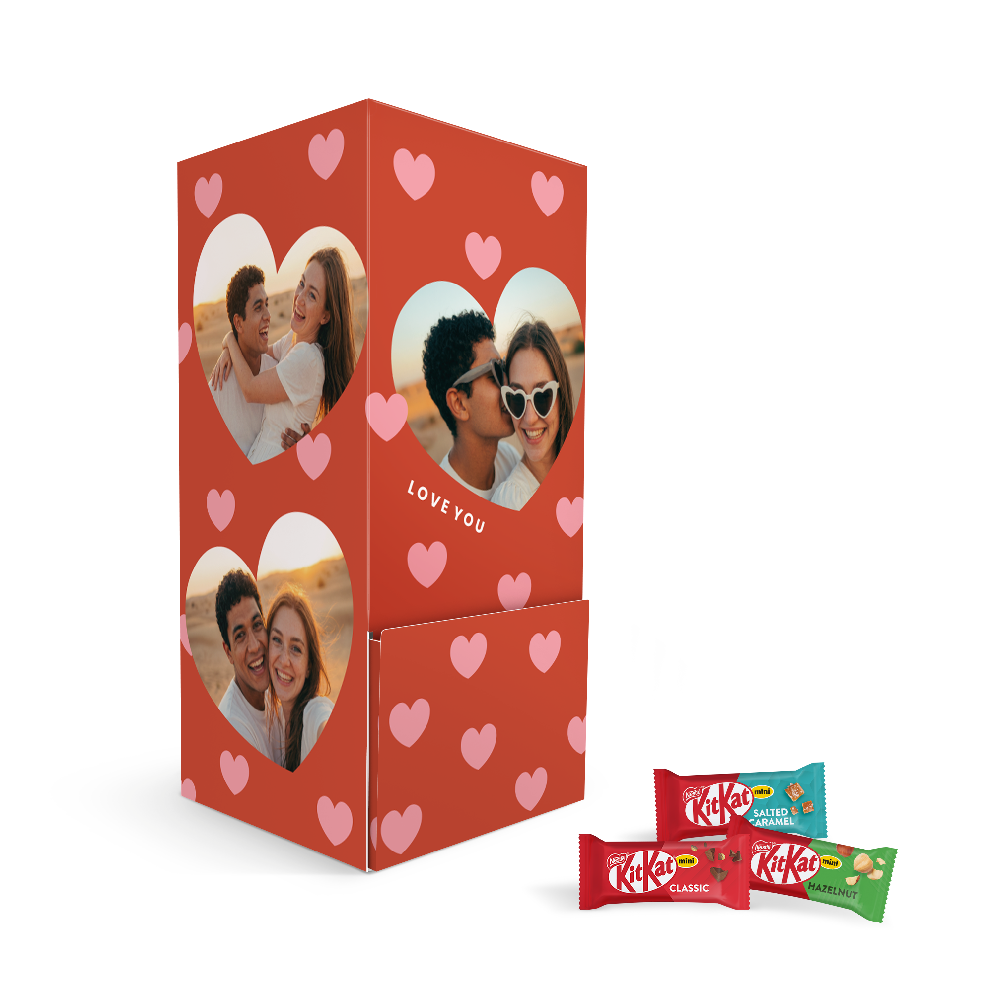 Personalised dispenser with KitKat Mini mix chocolate