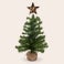 Artificial Christmas tree with personalised wooden star topper Artificial Christmas tree with personalised wooden star topper