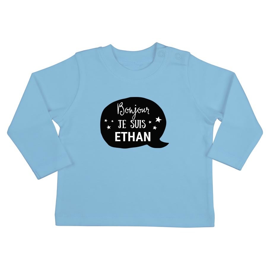 Personalised baby t shirt