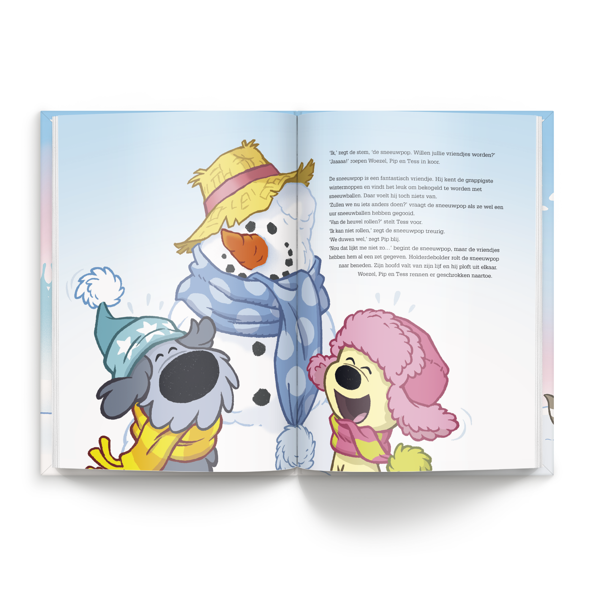 Winterboek - Woezel en Pip boek