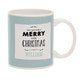 Christmas mug with text