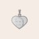 Collier cœur gravé Collier cœur gravé