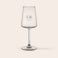 Copa de vino blanco grabada Copa de vino blanco grabada