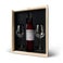 Geschenkset Wein mit Gläsern  - Luc Pirlet Merlot - Gravierter Deckel