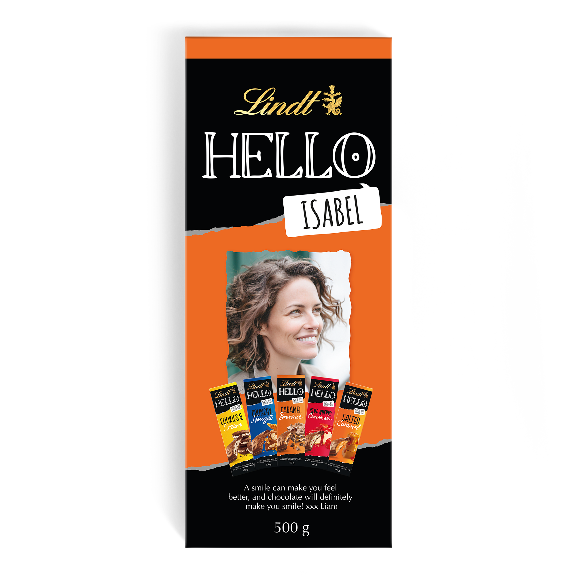 Barra de chocolate XL Lindt Hello