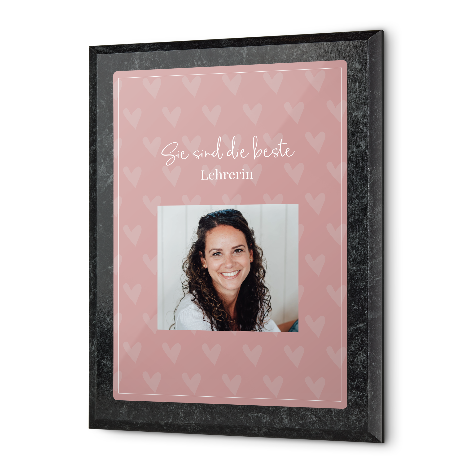 Personalisierte Urkunde für die beste Lehrerin selbst gestalten mit gedrucktem Foto und Text Sie sind die beste Lehrerin