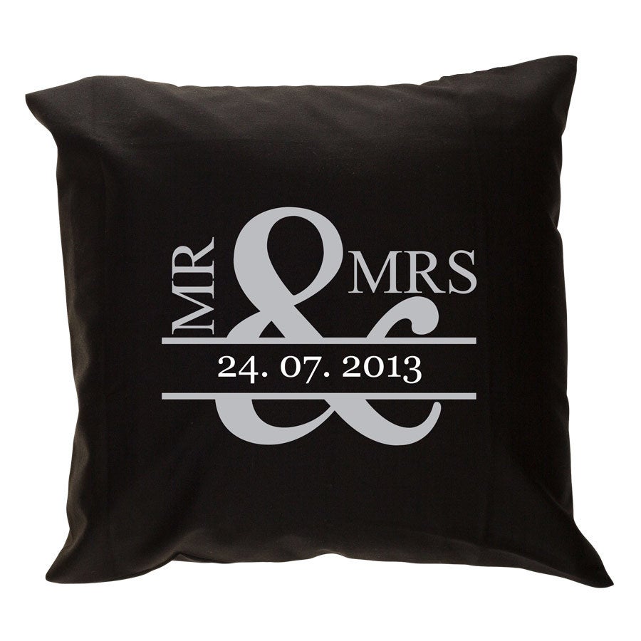 Personalised cushion case - Blue - 40 x 40 cm