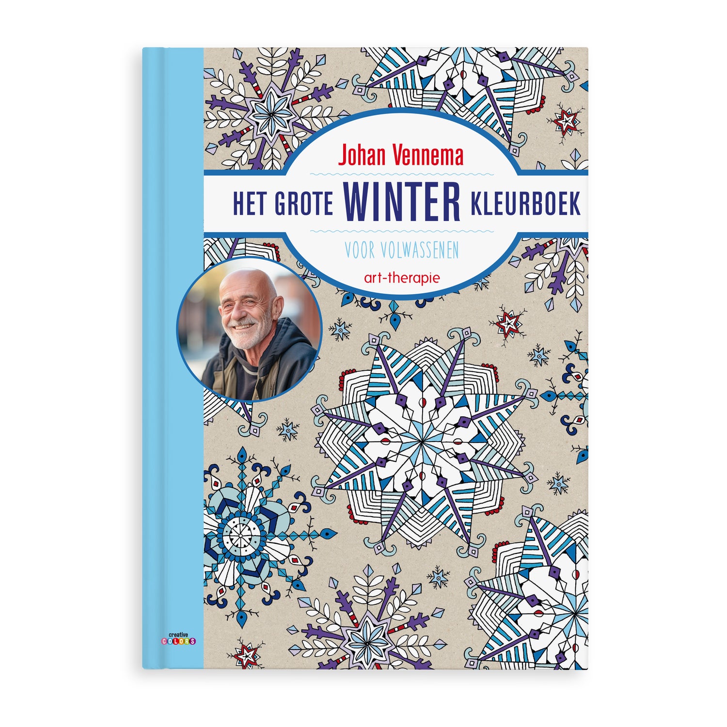 Kleurboek voor volwassenen Het grote winter