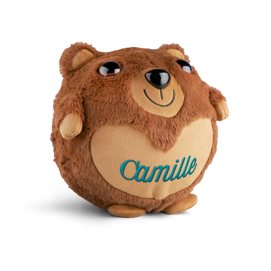 Peluche gonflable avec prénom