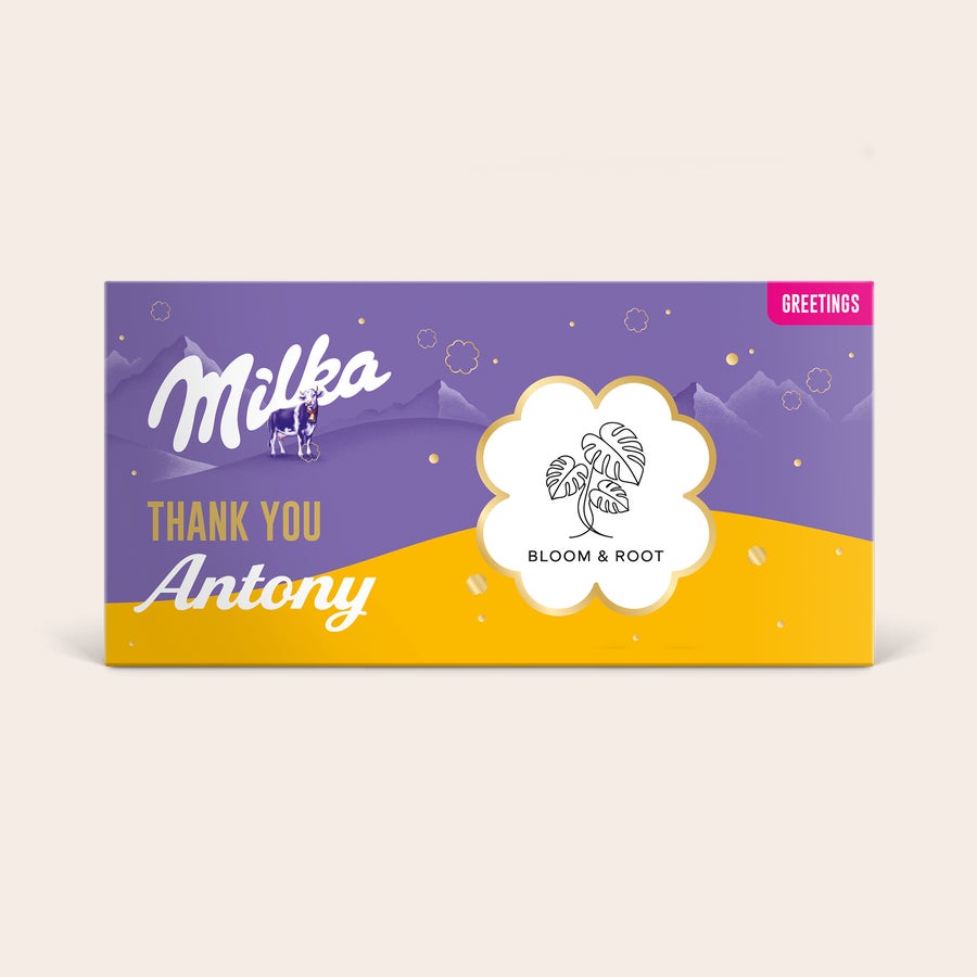 Cioccolato Milka personalizzato - Nocciola Cioccolato Milka personalizzato - Nocciola