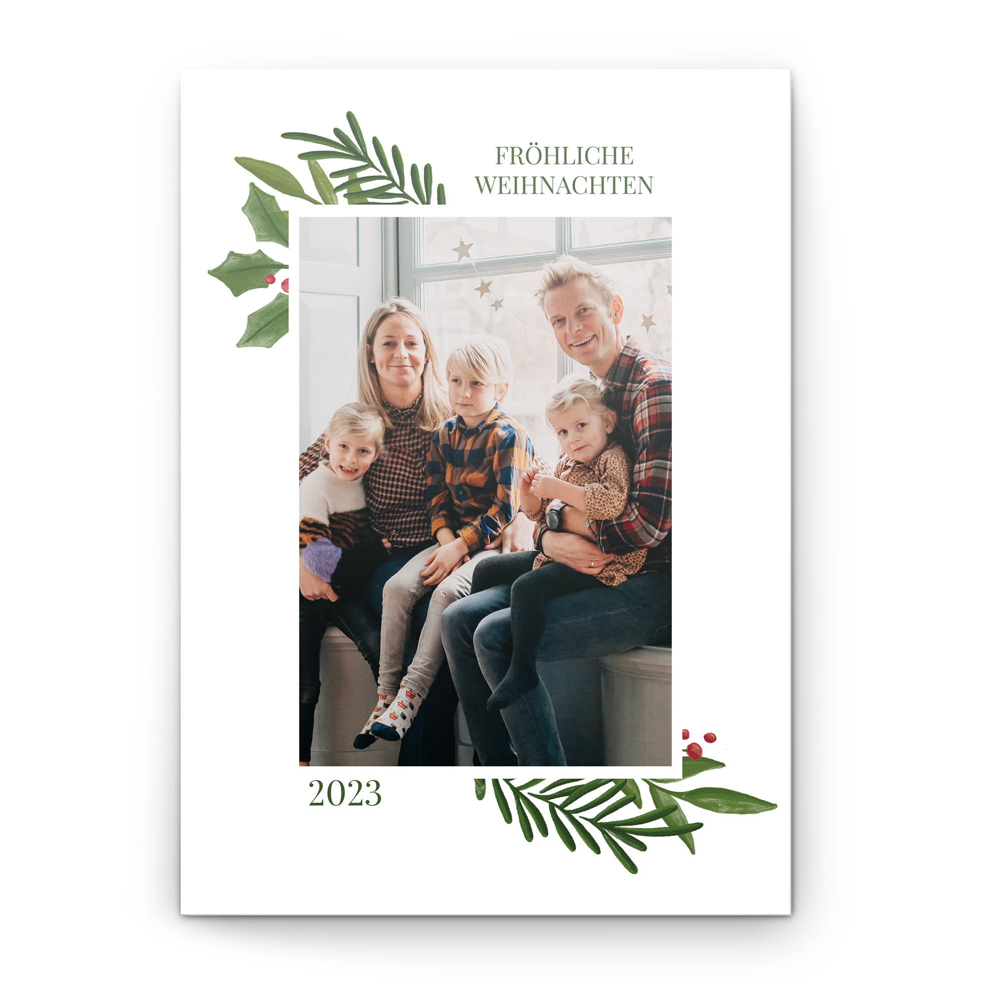 Weihnachtskarten personalisiert