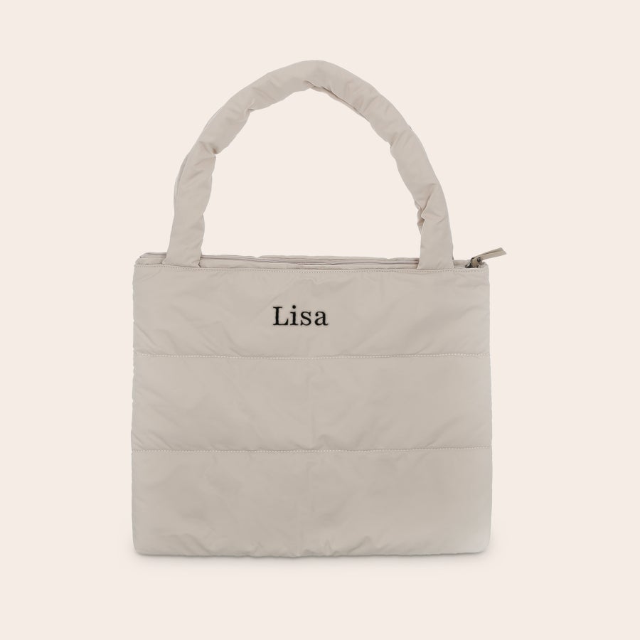 Personalisierte Puffer tasche Personalisierte Puffer tasche