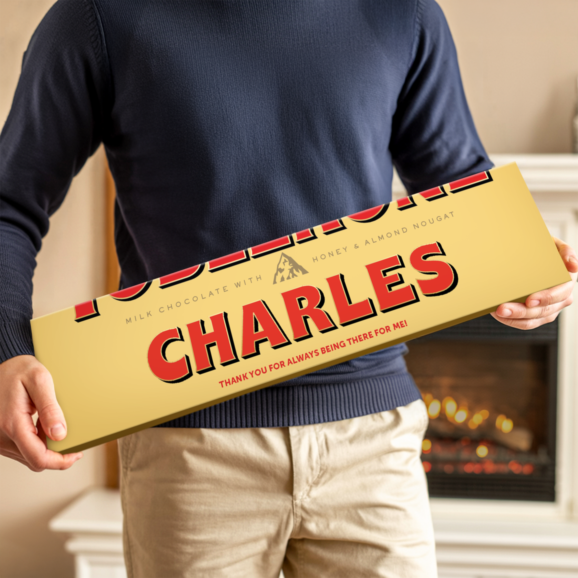 Czekolada Toblerone z imieniem