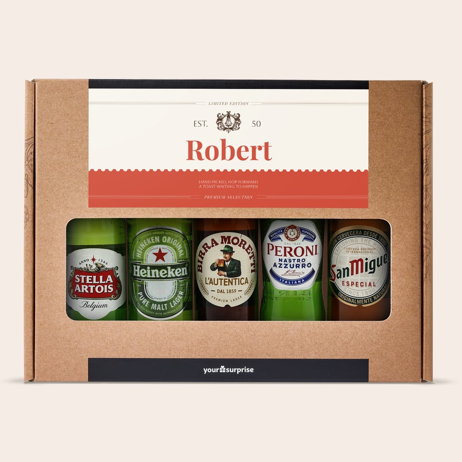 Bierpakket verjaardag met foto en tekst Bierpakket verjaardag met foto en tekst