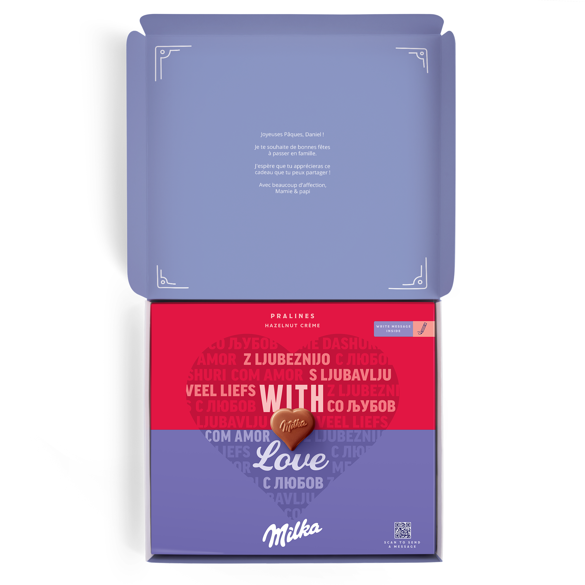 Milka personnalisé - Pâques