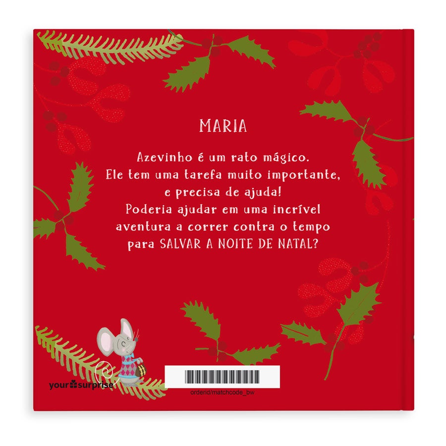 Livro infantil personalizado - Salvando o Natal