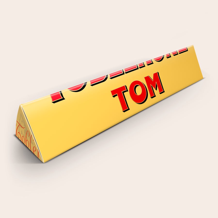 Toblerone mit Namen Toblerone mit Namen